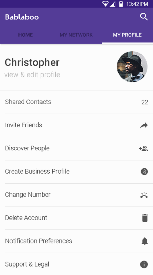 Bablaboo - Social & Business Networking App screenshot 3